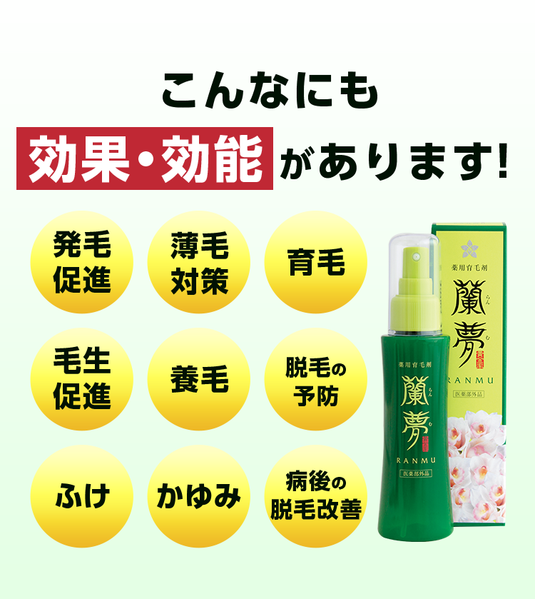 こんなにも効果・効能があります。